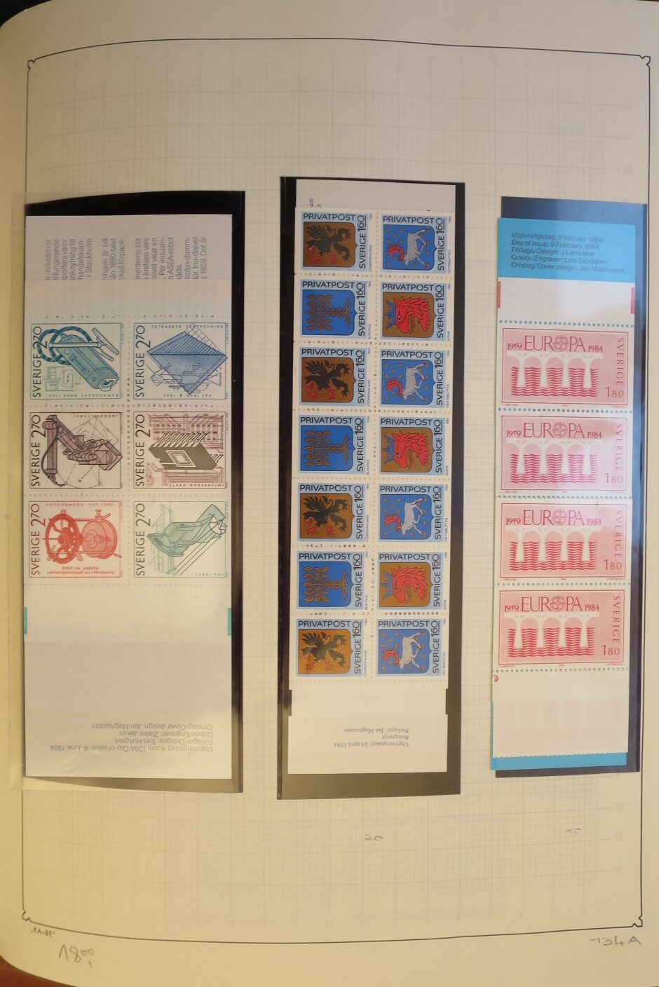 SWEDEN COLLECTION 1963-89, ALL NEVER HINGED SCHWEDEN – <i>SAMMLUNG 1963–1989, SAEMTLICH POSTFRISCH </i> - Image 133