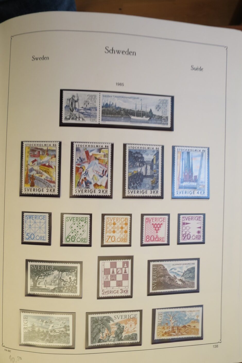 SWEDEN COLLECTION 1963-89, ALL NEVER HINGED SCHWEDEN – <i>SAMMLUNG 1963–1989, SAEMTLICH POSTFRISCH </i> - Image 140