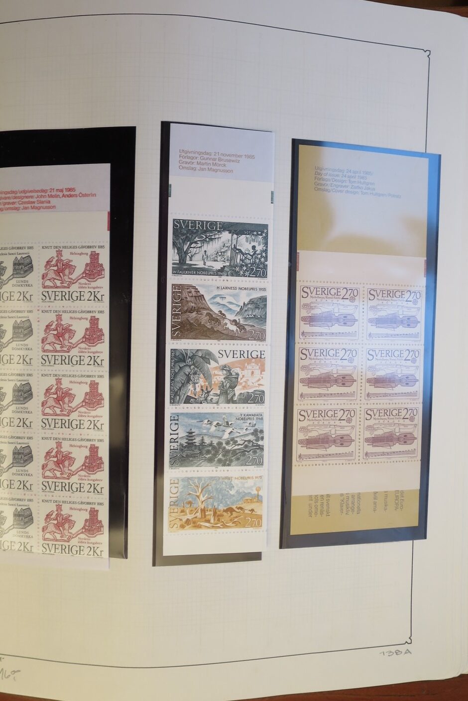 SWEDEN COLLECTION 1963-89, ALL NEVER HINGED SCHWEDEN – <i>SAMMLUNG 1963–1989, SAEMTLICH POSTFRISCH </i> - Image 141
