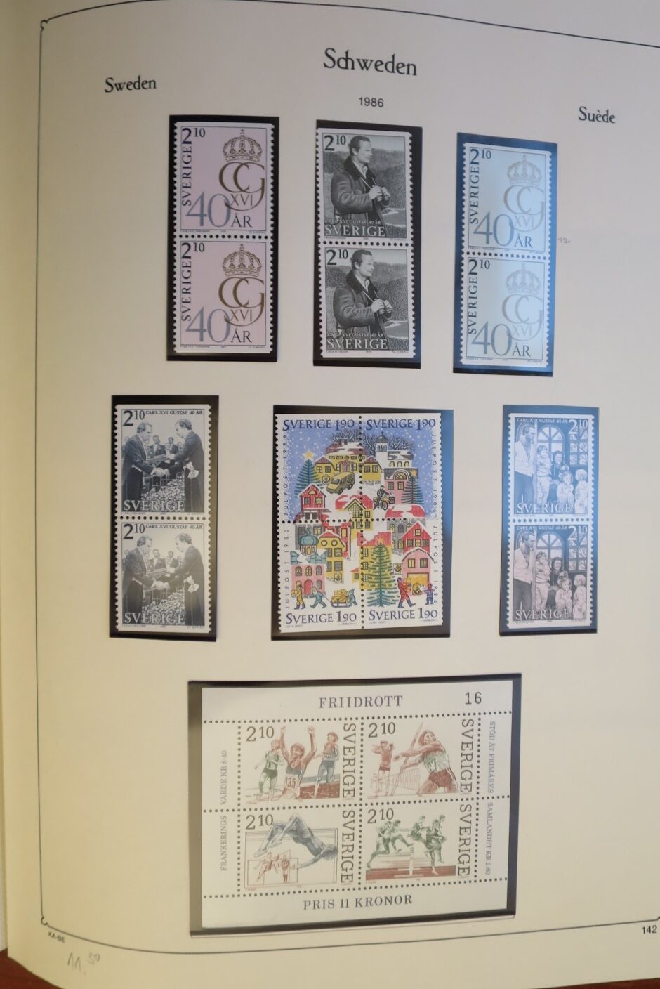 SWEDEN COLLECTION 1963-89, ALL NEVER HINGED SCHWEDEN – <i>SAMMLUNG 1963–1989, SAEMTLICH POSTFRISCH </i> - Image 146