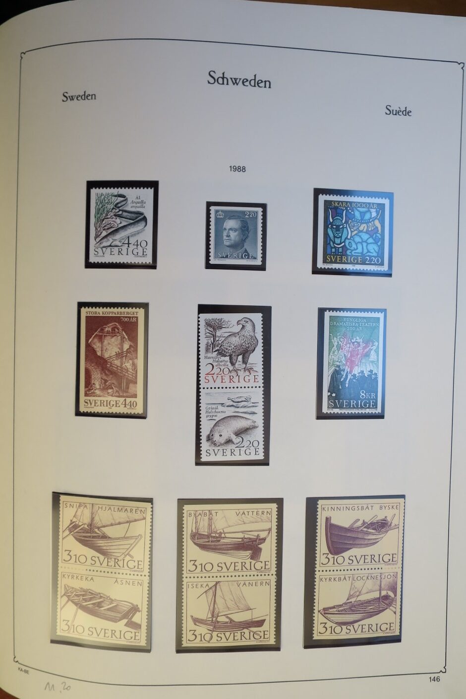 SWEDEN COLLECTION 1963-89, ALL NEVER HINGED SCHWEDEN – <i>SAMMLUNG 1963–1989, SAEMTLICH POSTFRISCH </i> - Image 155