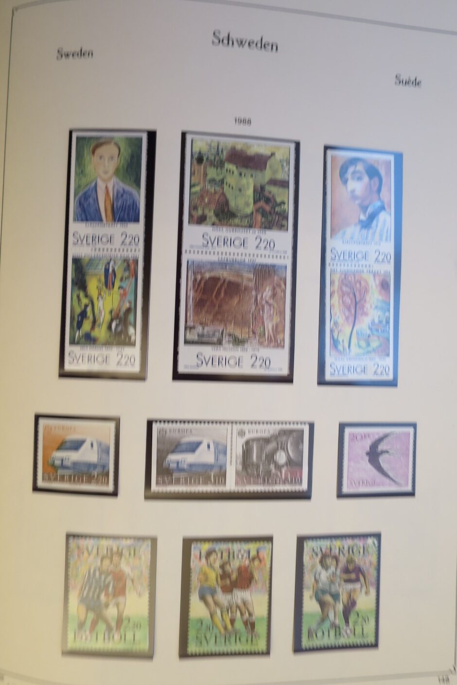 SWEDEN COLLECTION 1963-89, ALL NEVER HINGED SCHWEDEN – <i>SAMMLUNG 1963–1989, SAEMTLICH POSTFRISCH </i> - Image 157