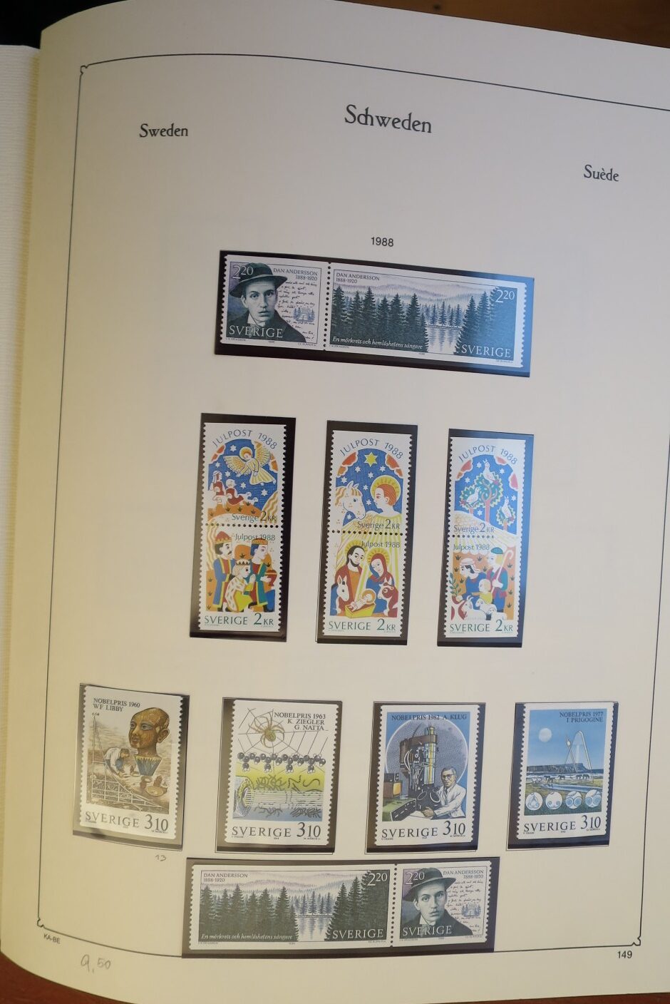 SWEDEN COLLECTION 1963-89, ALL NEVER HINGED SCHWEDEN – <i>SAMMLUNG 1963–1989, SAEMTLICH POSTFRISCH </i> - Image 158