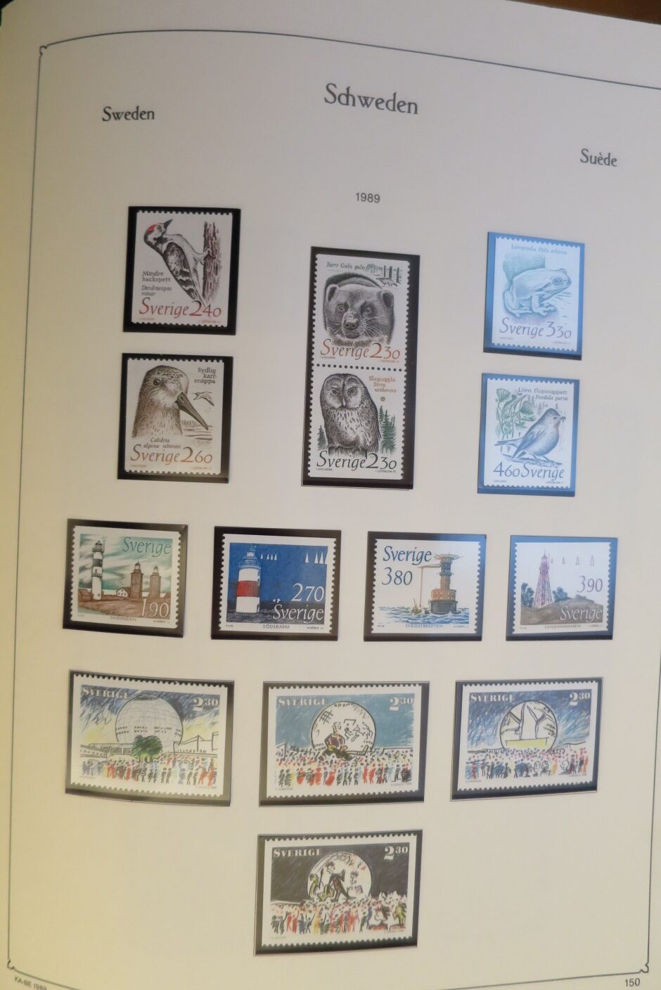 SWEDEN COLLECTION 1963-89, ALL NEVER HINGED SCHWEDEN – <i>SAMMLUNG 1963–1989, SAEMTLICH POSTFRISCH </i> - Image 159