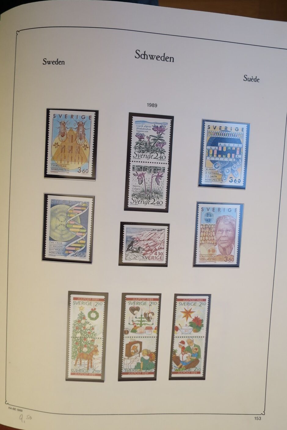 SWEDEN COLLECTION 1963-89, ALL NEVER HINGED SCHWEDEN – <i>SAMMLUNG 1963–1989, SAEMTLICH POSTFRISCH </i> - Image 162
