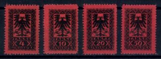 ALBANIA, FULL SET POSTAGE DUE STAMPS 1922 MHN / <i>ALBANIEN, PORTOMARKEN 1922, SATZ **</i>