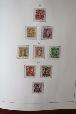 SWITZERLAND COLLECTION 1907-91, LIGHTHOUSE ALBUM / <i>Sammlung im LeuchtturmvordruckAlbum gest., wie erhalten</i>