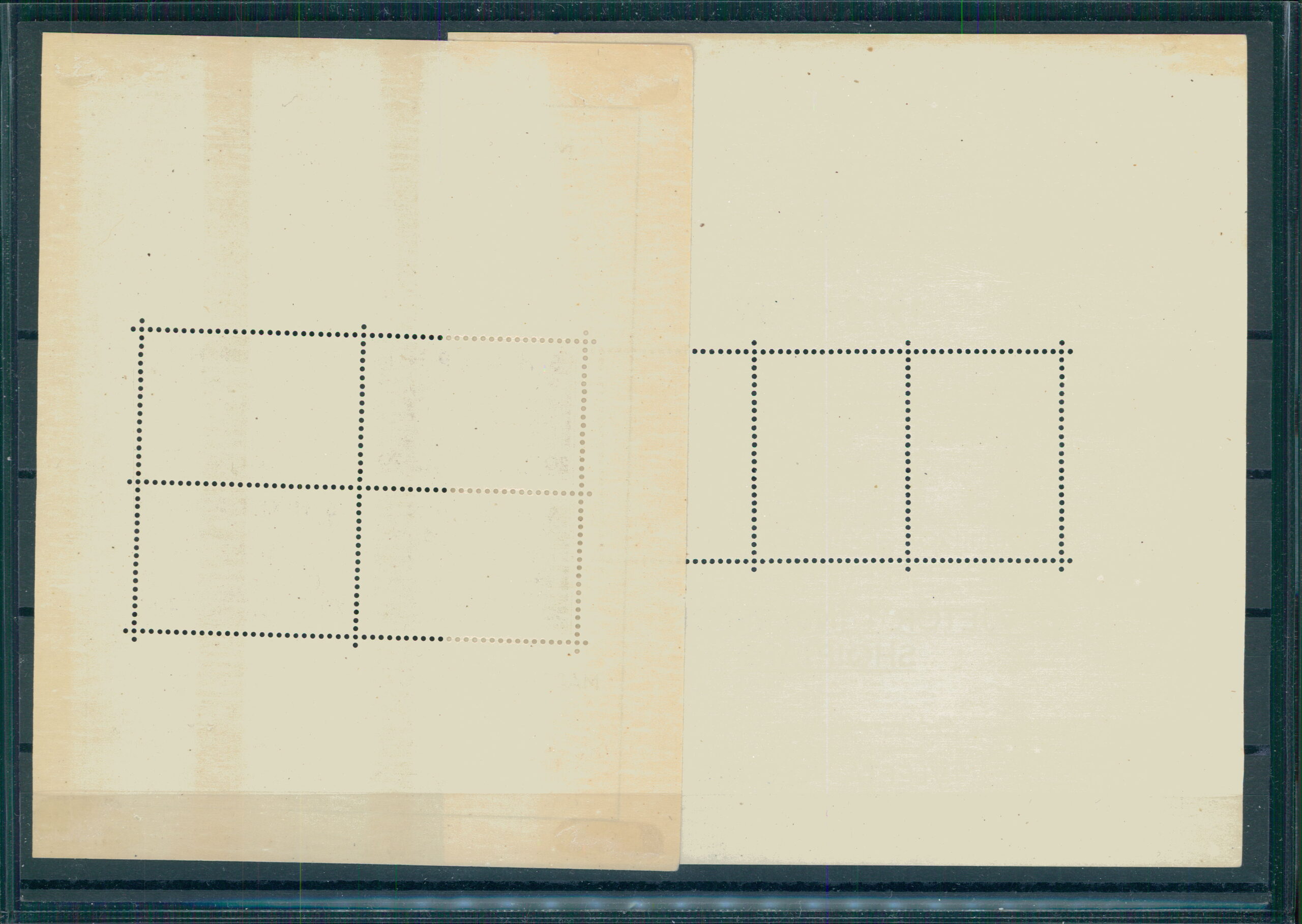 ALBANIA, THE FIRST and SECOND SOUVENIR SHEET, UNUSED / <i>ALBANIEN, der erste und zweite Block, ungebraucht </i> - Image 2