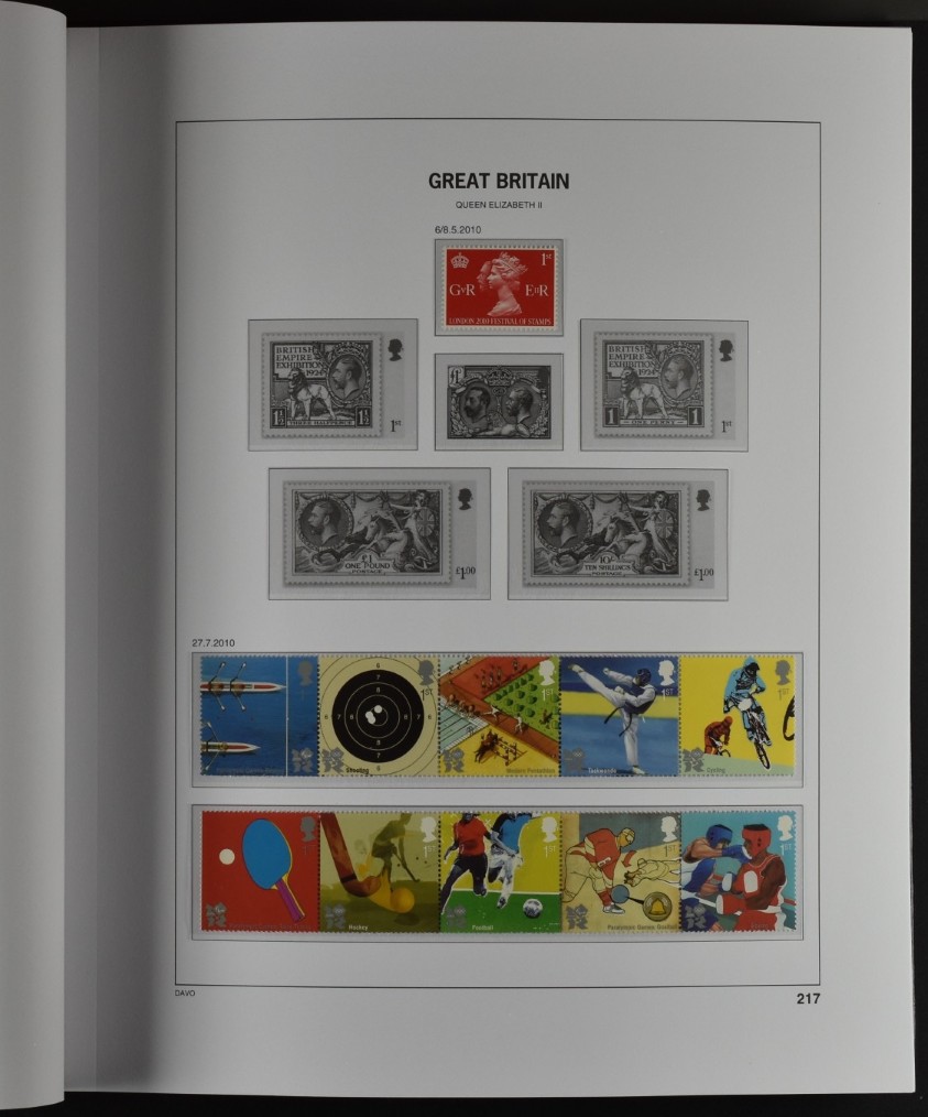GREAT BRITAIN, DAVO PRINTED ALBUM 1840–2013 ×2, as new! / <i>GROSSBRITANNIEN, DAVO-VORDRUCKALBUM 1840-2013 x2, neuwertig!</i> - Image 37