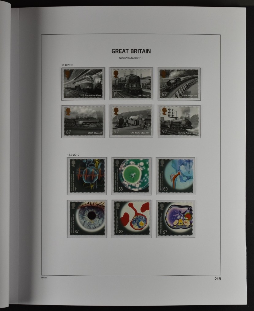 GREAT BRITAIN, DAVO PRINTED ALBUM 1840–2013 ×2, as new! / <i>GROSSBRITANNIEN, DAVO-VORDRUCKALBUM 1840-2013 x2, neuwertig!</i> - Image 38