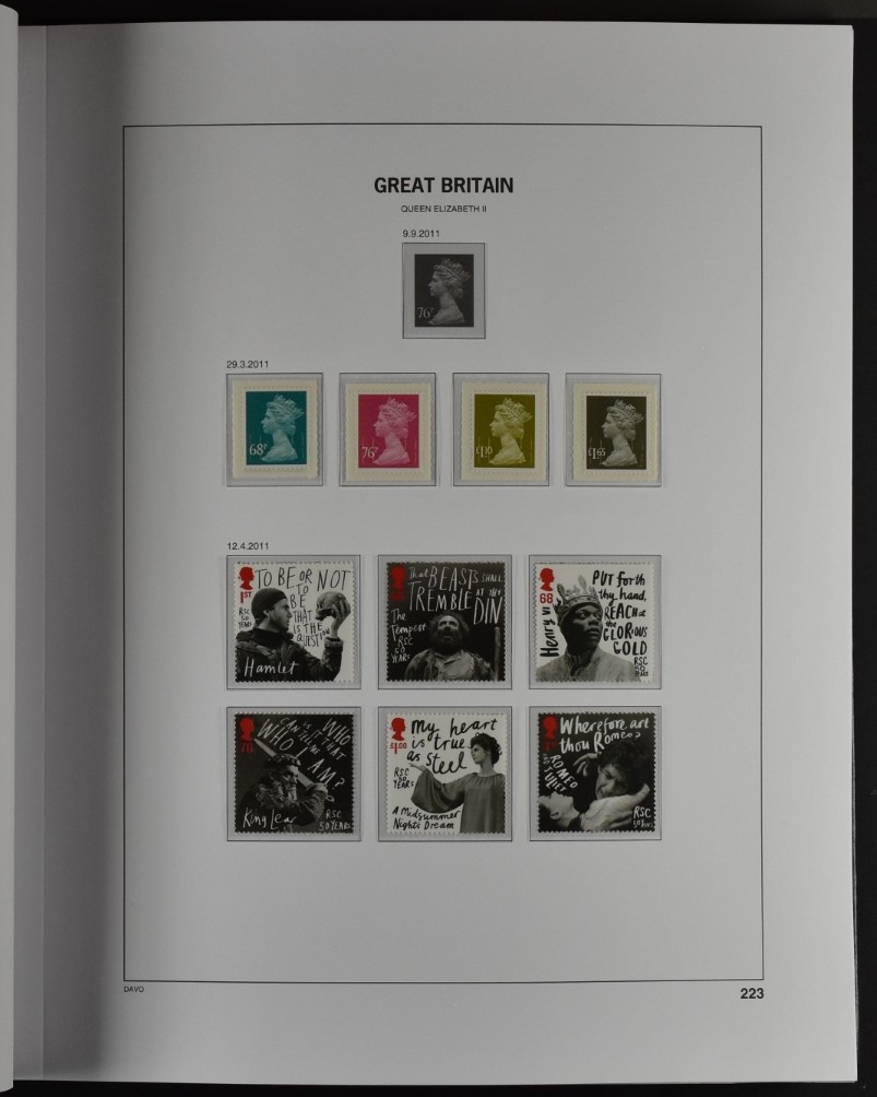 GREAT BRITAIN, DAVO PRINTED ALBUM 1840–2013 ×2, as new! / <i>GROSSBRITANNIEN, DAVO-VORDRUCKALBUM 1840-2013 x2, neuwertig!</i> - Image 42