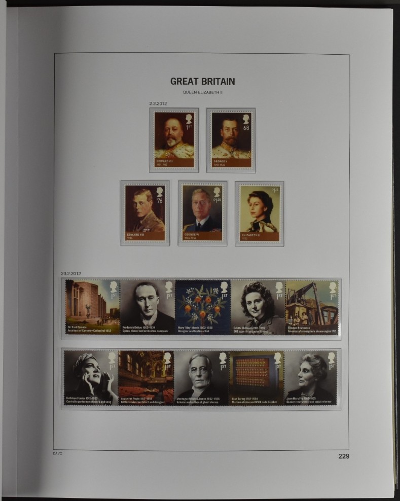 GREAT BRITAIN, DAVO PRINTED ALBUM 1840–2013 ×2, as new! / <i>GROSSBRITANNIEN, DAVO-VORDRUCKALBUM 1840-2013 x2, neuwertig!</i> - Image 48