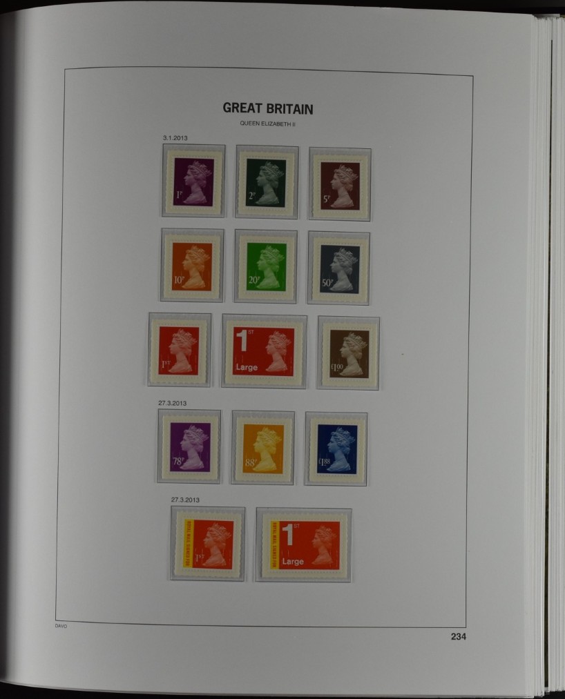 GREAT BRITAIN, DAVO PRINTED ALBUM 1840–2013 ×2, as new! / <i>GROSSBRITANNIEN, DAVO-VORDRUCKALBUM 1840-2013 x2, neuwertig!</i> - Image 58