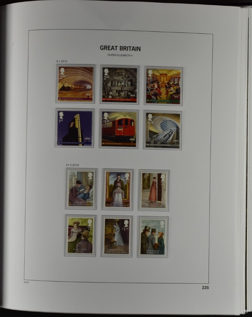GREAT BRITAIN, DAVO PRINTED ALBUM 1840–2013 ×2, as new! / <i>GROSSBRITANNIEN, DAVO-VORDRUCKALBUM 1840-2013 x2, neuwertig!</i> - Image 59