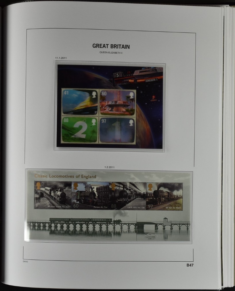 GREAT BRITAIN, DAVO PRINTED ALBUM 1840–2013 ×2, as new! / <i>GROSSBRITANNIEN, DAVO-VORDRUCKALBUM 1840-2013 x2, neuwertig!</i> - Image 74