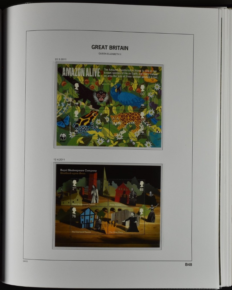 GREAT BRITAIN, DAVO PRINTED ALBUM 1840–2013 ×2, as new! / <i>GROSSBRITANNIEN, DAVO-VORDRUCKALBUM 1840-2013 x2, neuwertig!</i> - Image 75