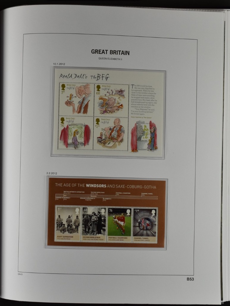 GREAT BRITAIN, DAVO PRINTED ALBUM 1840–2013 ×2, as new! / <i>GROSSBRITANNIEN, DAVO-VORDRUCKALBUM 1840-2013 x2, neuwertig!</i> - Image 80