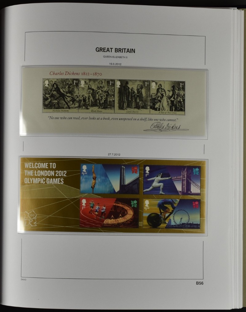 GREAT BRITAIN, DAVO PRINTED ALBUM 1840–2013 ×2, as new! / <i>GROSSBRITANNIEN, DAVO-VORDRUCKALBUM 1840-2013 x2, neuwertig!</i> - Image 82