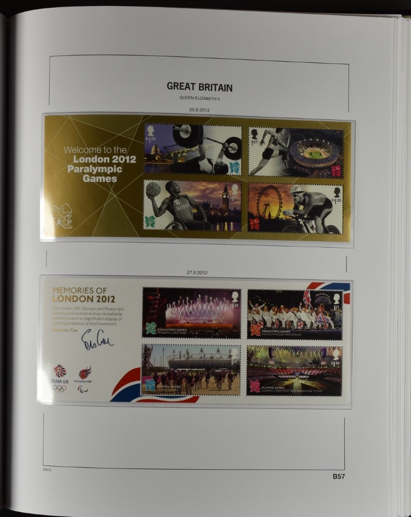 GREAT BRITAIN, DAVO PRINTED ALBUM 1840–2013 ×2, as new! / <i>GROSSBRITANNIEN, DAVO-VORDRUCKALBUM 1840-2013 x2, neuwertig!</i> - Image 83