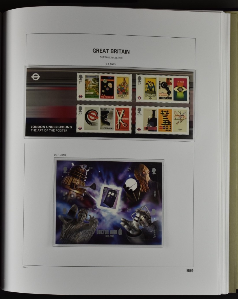 GREAT BRITAIN, DAVO PRINTED ALBUM 1840–2013 ×2, as new! / <i>GROSSBRITANNIEN, DAVO-VORDRUCKALBUM 1840-2013 x2, neuwertig!</i> - Image 85