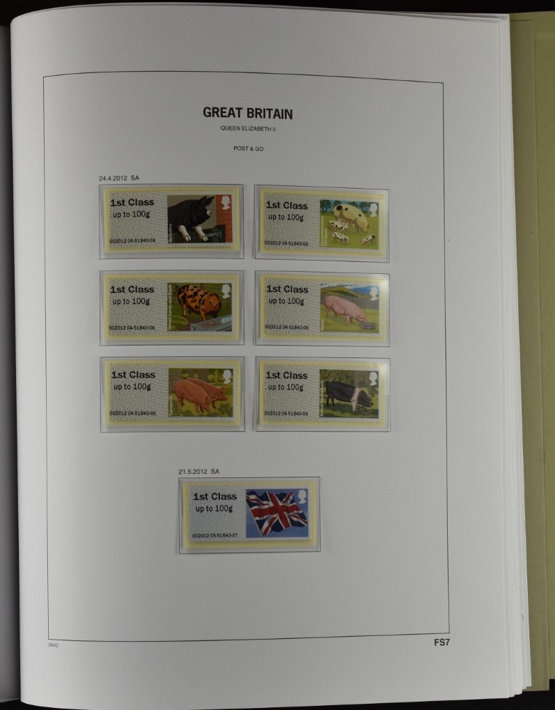 GREAT BRITAIN, DAVO PRINTED ALBUM 1840–2013 ×2, as new! / <i>GROSSBRITANNIEN, DAVO-VORDRUCKALBUM 1840-2013 x2, neuwertig!</i> - Image 93