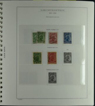 LIECHTENSTEIN – EXTENSIVE MIXED COLLECTION IN 3 MARINI PRE-PRINTED ALBUMS <i>Liechtenstein – umfangreiche, gemischte Sammlung in drei Marini-Vordruck-Alben</i>