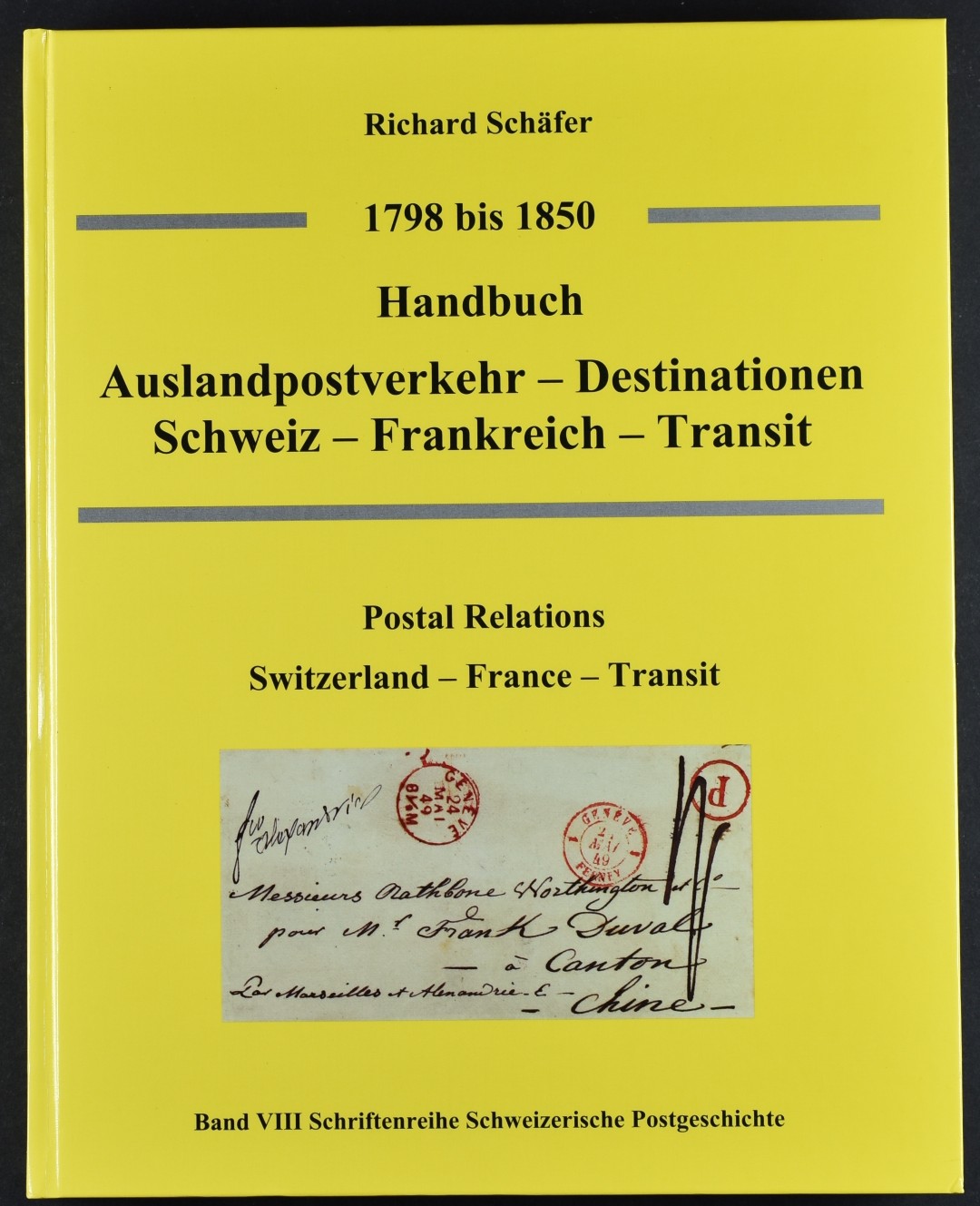 Handbuch Auslandpostverkehr -Destinationen Schweiz -Frankreich - Transit