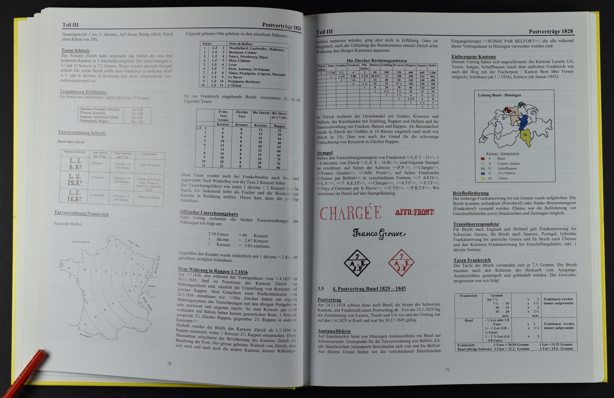 Handbuch Auslandpostverkehr -Destinationen Schweiz -Frankreich - Transit - Image 4