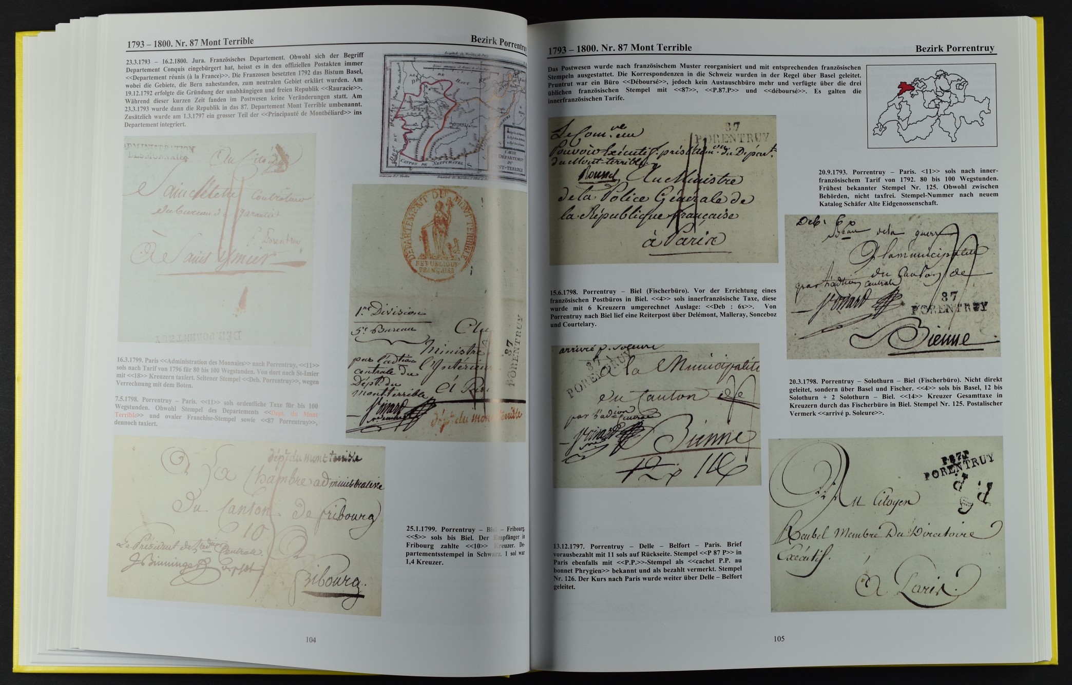 Handbuch Auslandpostverkehr -Destinationen Schweiz -Frankreich - Transit - Image 5