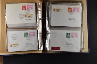 SWITZERLAND, album as found, fully containing ATM covers from 1979–1980 /<i> SCHWEIZ, ALBUM WIE ERHALTEN VOLL ATM-BELEGE 1979/80</i>