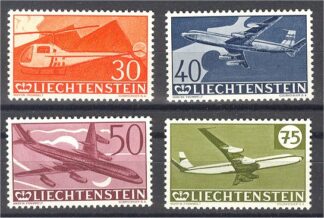 LIECHTENSTEIN, AIRPOST 1960, FULL SET NEVER HINGED