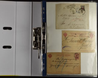 POLAND, COLLECTION OF COVERS IN TWO FILE FOLDERS 1889-2000ca. / <i>Polen, Sammlung von Briefen in zwei Aktenordnern 1889-2000ca.</i>