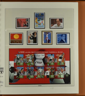 AUSTRIA – MINT NEVER HINGED COLLECTION 2002–2006 IN LINDNER PRINTED ALBUM / <i>ÖSTERREICH – postfrische Sammlung 2002–2006, im Lindner-Vordruckalbum</i>