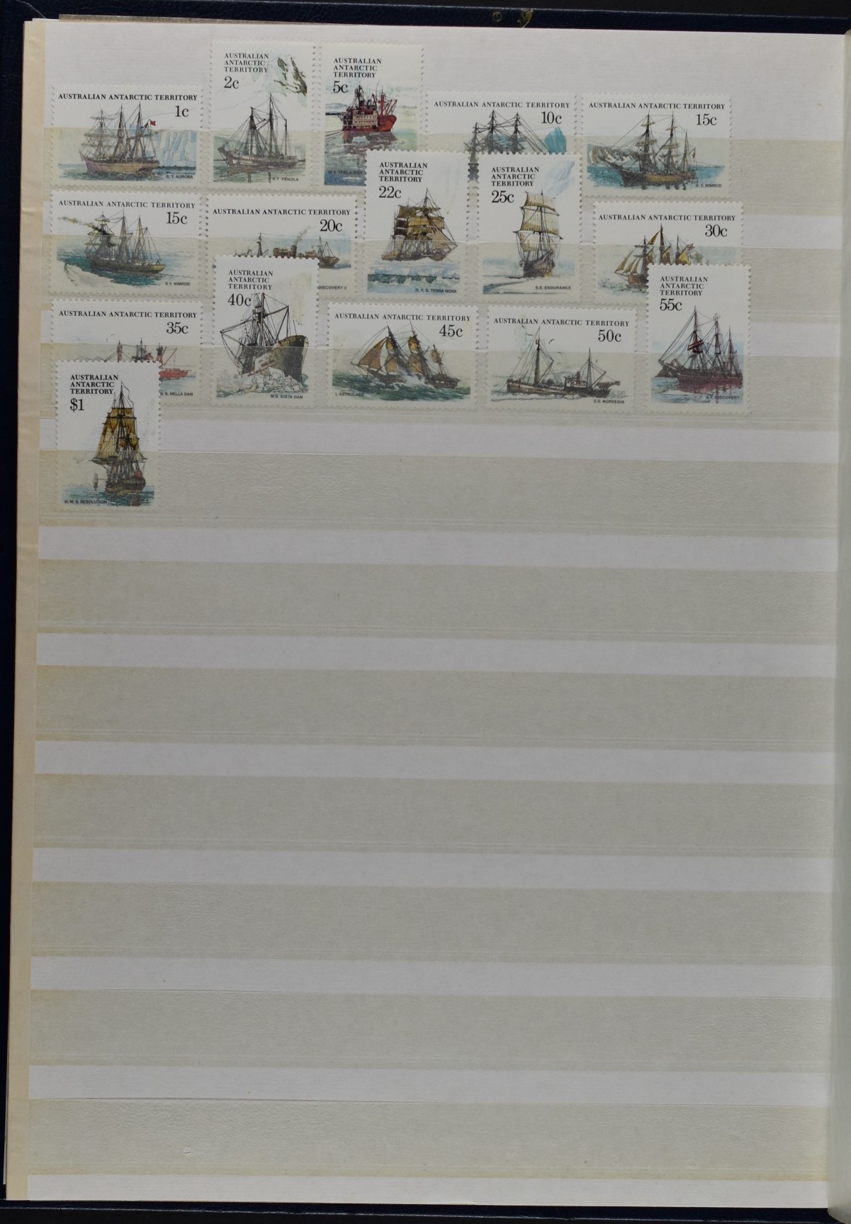 AUSTRALIAN ANTARCTIC TERRITORY COLLECTION IN STOCKBOOK, 1979–2021 <i>Australische Antarktis Sammlung in Einsteckbuch1979-2021</i> - Image 2