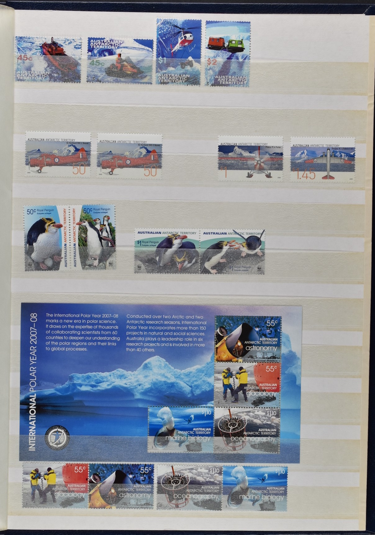 AUSTRALIAN ANTARCTIC TERRITORY COLLECTION IN STOCKBOOK, 1979–2021 <i>Australische Antarktis Sammlung in Einsteckbuch1979-2021</i> - Image 3