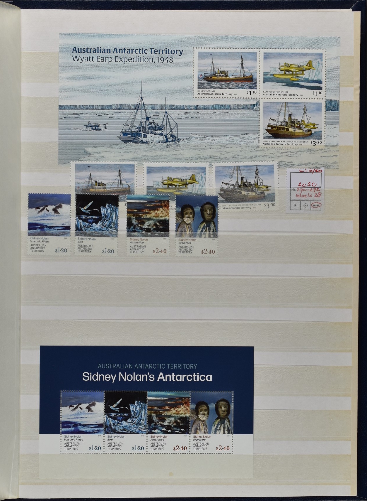 AUSTRALIAN ANTARCTIC TERRITORY COLLECTION IN STOCKBOOK, 1979–2021 <i>Australische Antarktis Sammlung in Einsteckbuch1979-2021</i> - Image 9