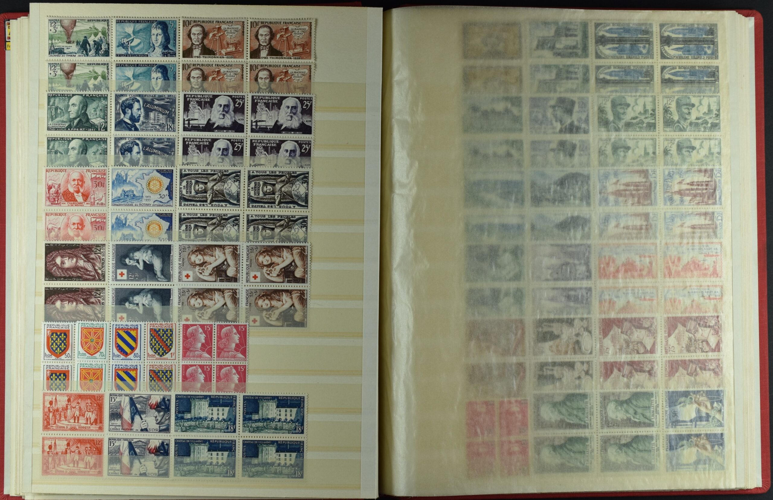 FRANCE, COLLECTION BLOCKS OF 4 NEVER HINGED <i>Sehr schöne Sammlung Frankreich in Viererblocks, postfrisch, Yvert-Katalogwert €5’200</i> - Image 12