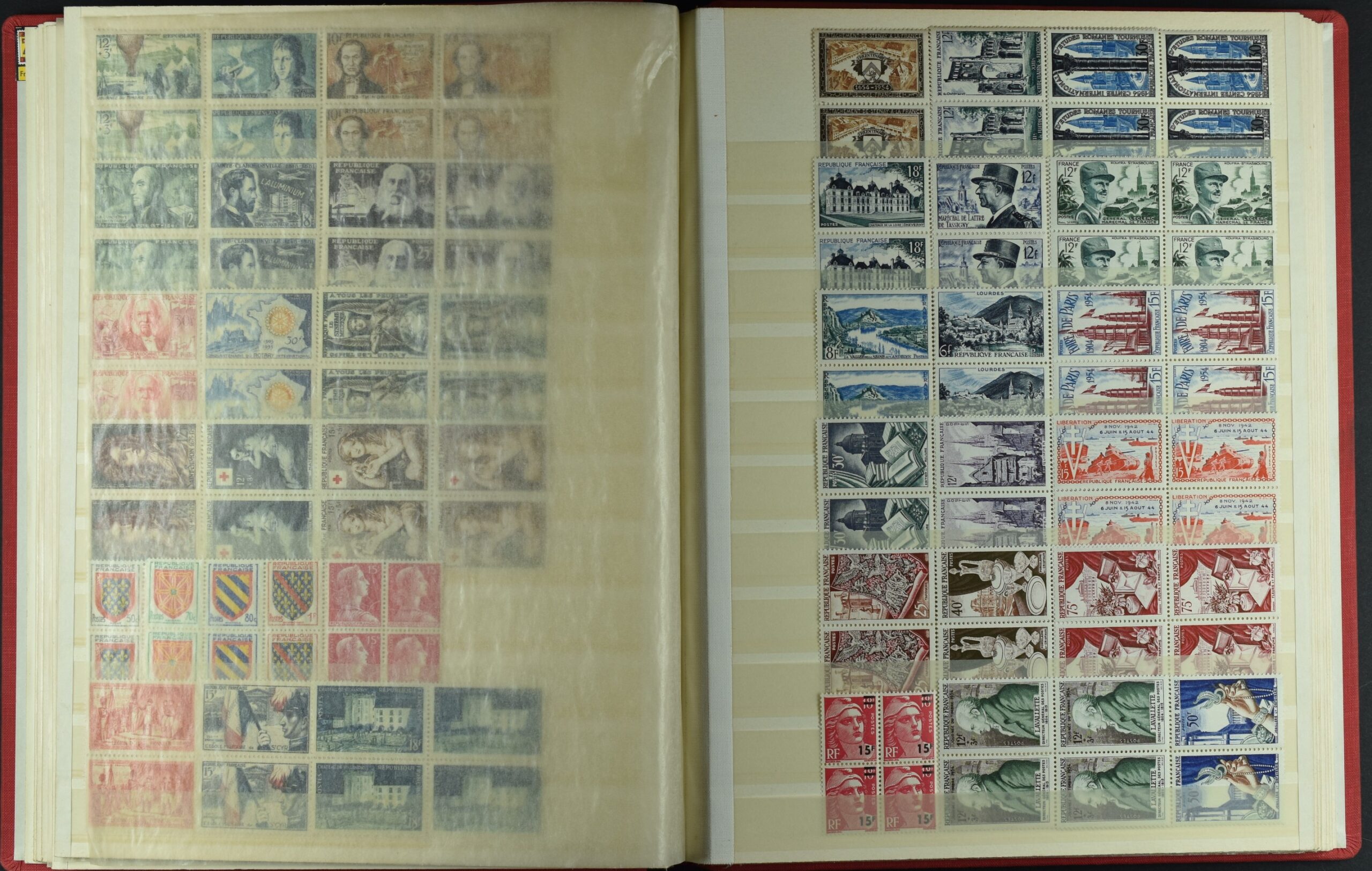 FRANCE, COLLECTION BLOCKS OF 4 NEVER HINGED <i>Sehr schöne Sammlung Frankreich in Viererblocks, postfrisch, Yvert-Katalogwert €5’200</i> - Image 13