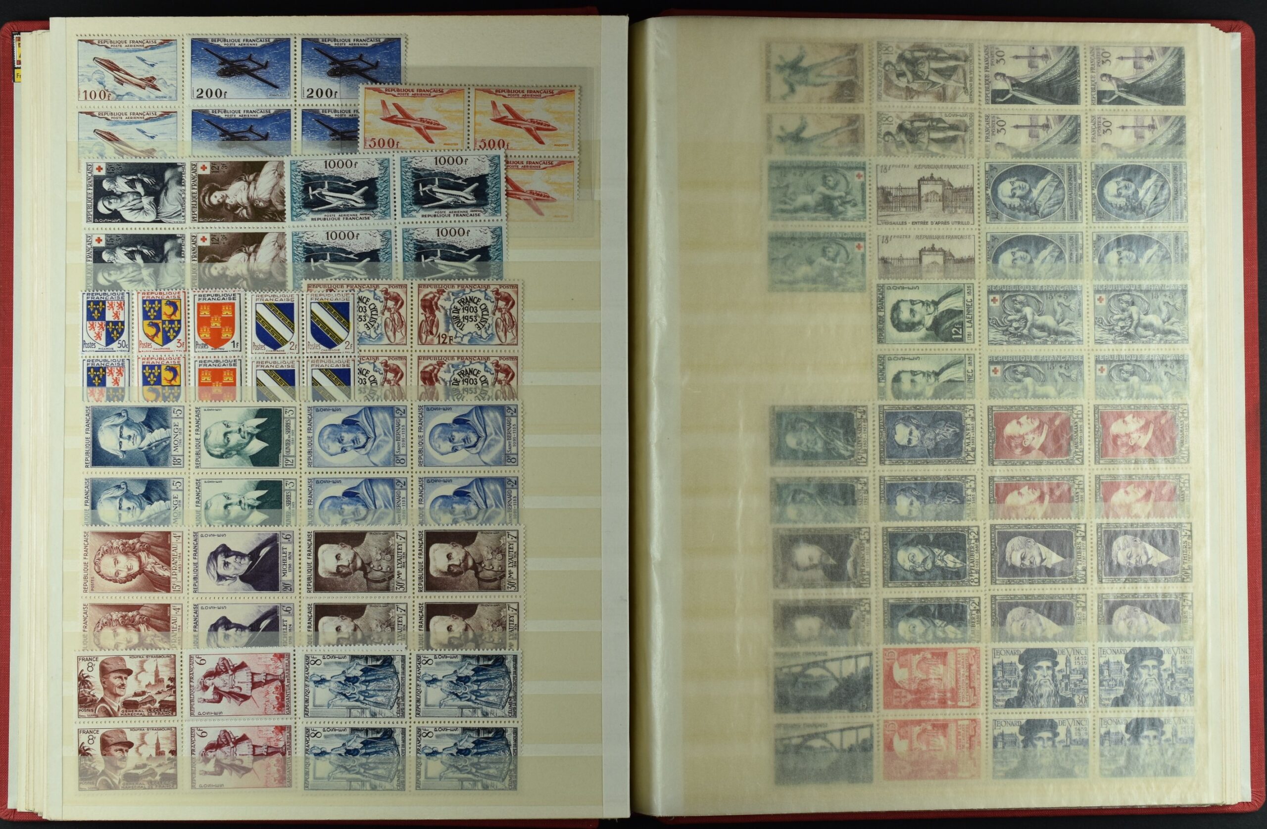 FRANCE, COLLECTION BLOCKS OF 4 NEVER HINGED <i>Sehr schöne Sammlung Frankreich in Viererblocks, postfrisch, Yvert-Katalogwert €5’200</i> - Image 14