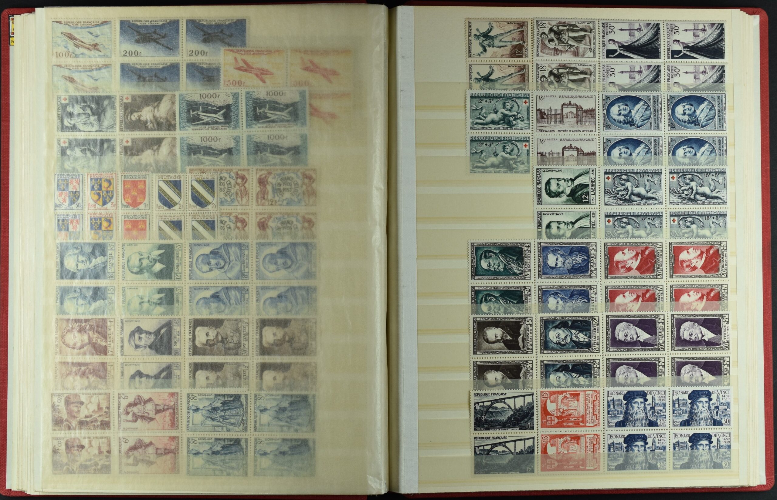 FRANCE, COLLECTION BLOCKS OF 4 NEVER HINGED <i>Sehr schöne Sammlung Frankreich in Viererblocks, postfrisch, Yvert-Katalogwert €5’200</i> - Image 15