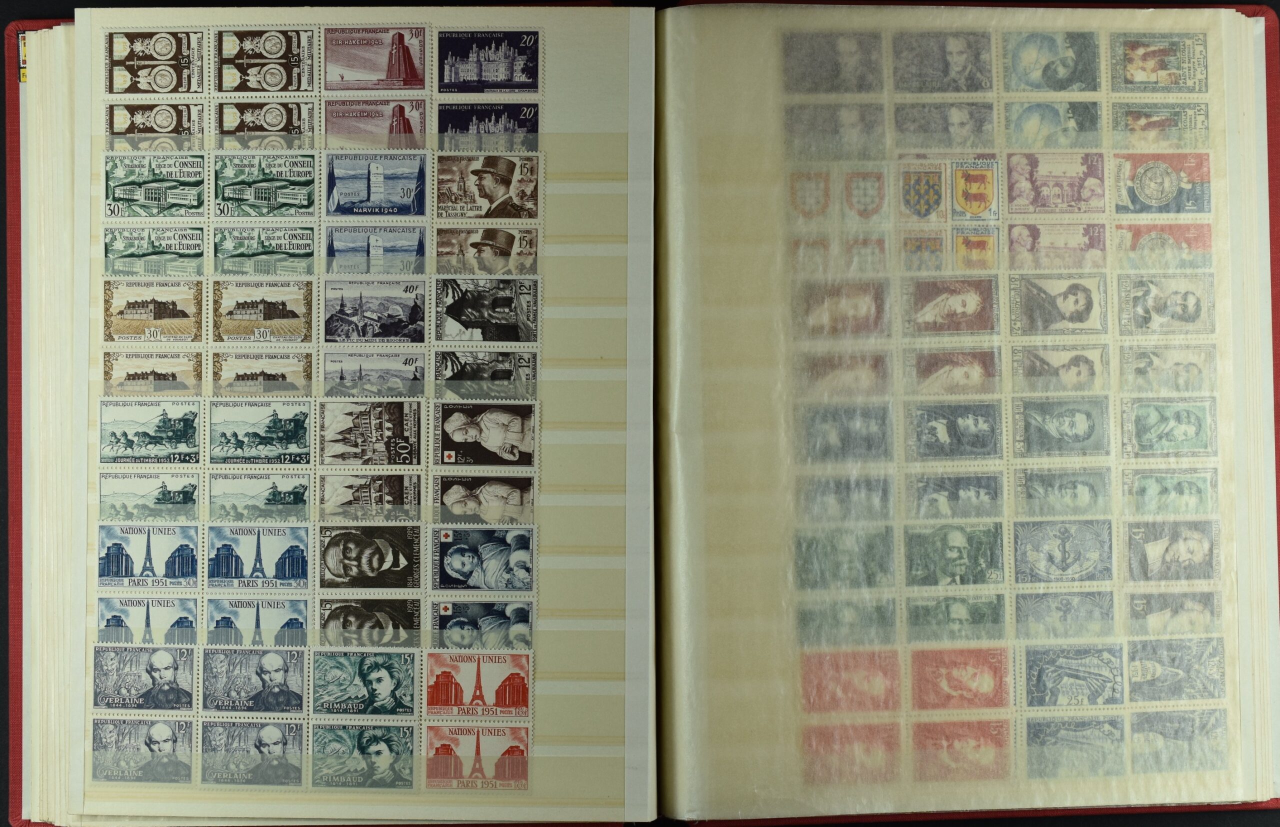 FRANCE, COLLECTION BLOCKS OF 4 NEVER HINGED <i>Sehr schöne Sammlung Frankreich in Viererblocks, postfrisch, Yvert-Katalogwert €5’200</i> - Image 16