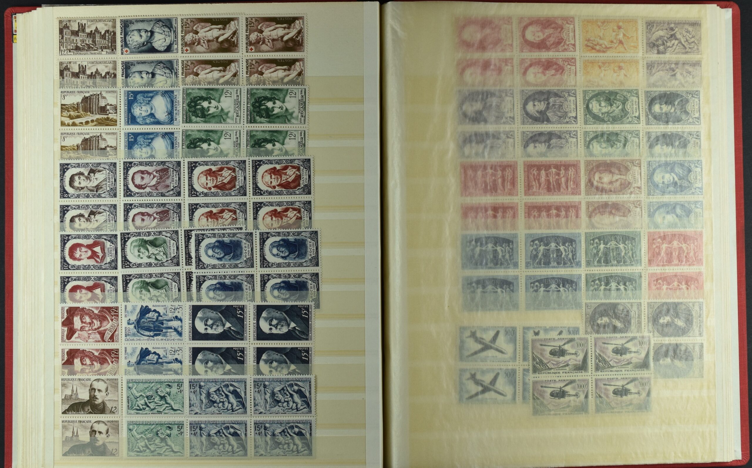 FRANCE, COLLECTION BLOCKS OF 4 NEVER HINGED <i>Sehr schöne Sammlung Frankreich in Viererblocks, postfrisch, Yvert-Katalogwert €5’200</i> - Image 18