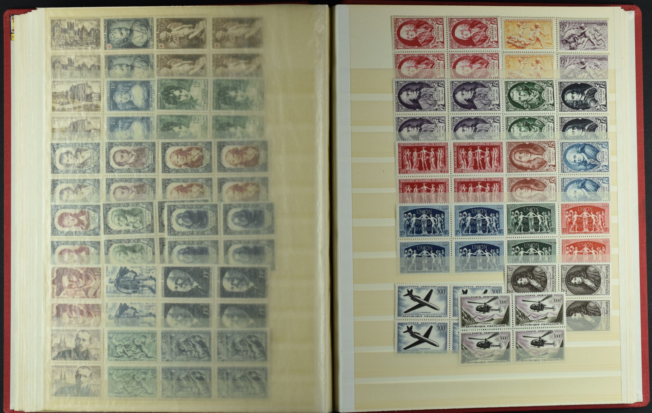 FRANCE, COLLECTION BLOCKS OF 4 NEVER HINGED <i>Sehr schöne Sammlung Frankreich in Viererblocks, postfrisch, Yvert-Katalogwert €5’200</i> - Image 19