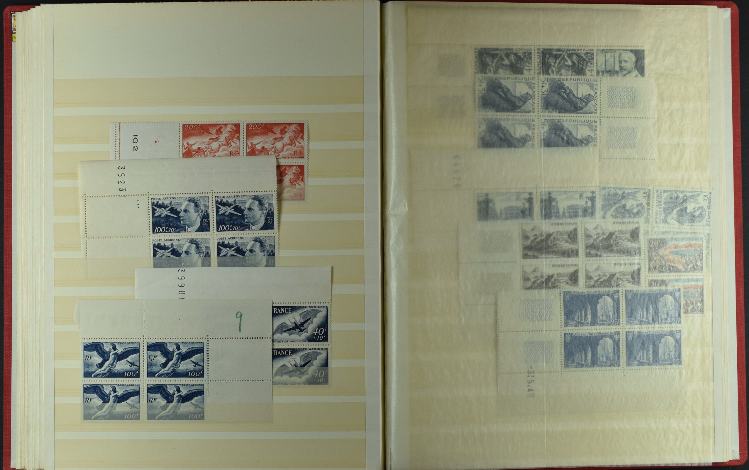 FRANCE, COLLECTION BLOCKS OF 4 NEVER HINGED <i>Sehr schöne Sammlung Frankreich in Viererblocks, postfrisch, Yvert-Katalogwert €5’200</i> - Image 20