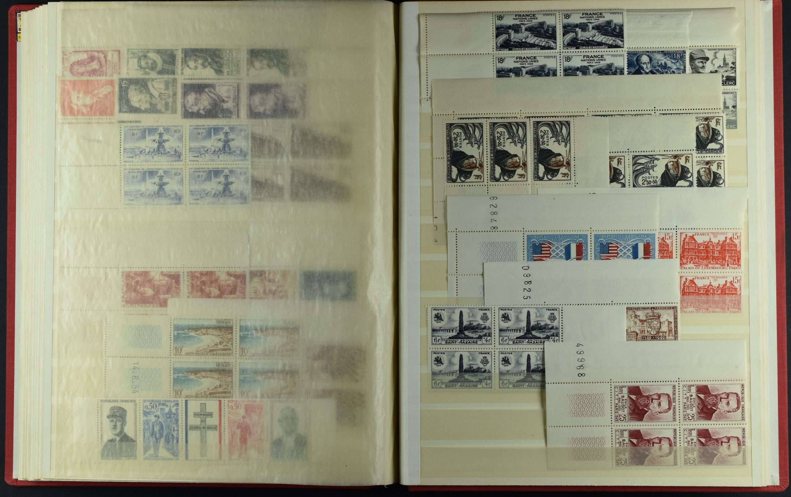 FRANCE, COLLECTION BLOCKS OF 4 NEVER HINGED <i>Sehr schöne Sammlung Frankreich in Viererblocks, postfrisch, Yvert-Katalogwert €5’200</i> - Image 23