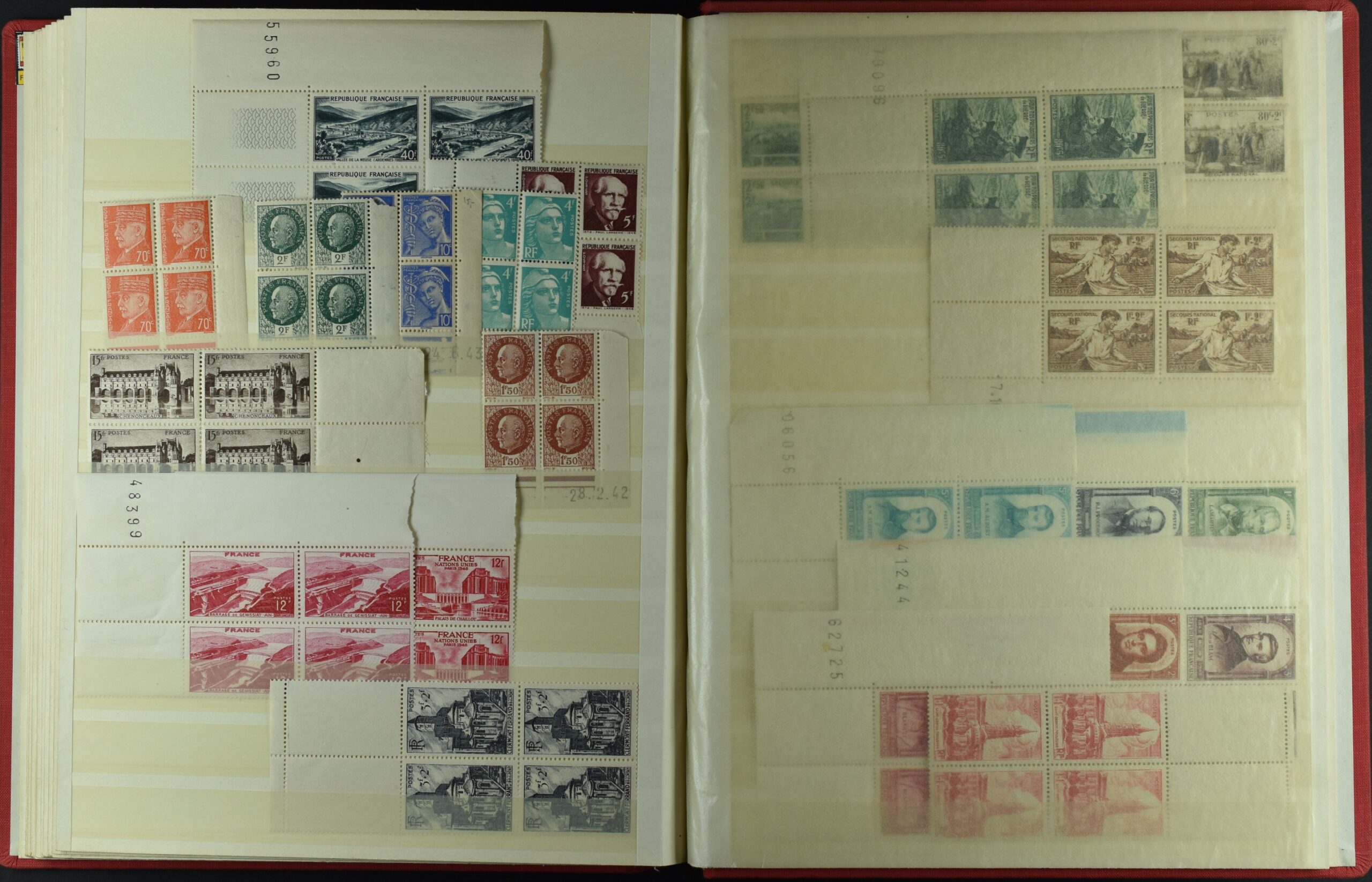 FRANCE, COLLECTION BLOCKS OF 4 NEVER HINGED <i>Sehr schöne Sammlung Frankreich in Viererblocks, postfrisch, Yvert-Katalogwert €5’200</i> - Image 24