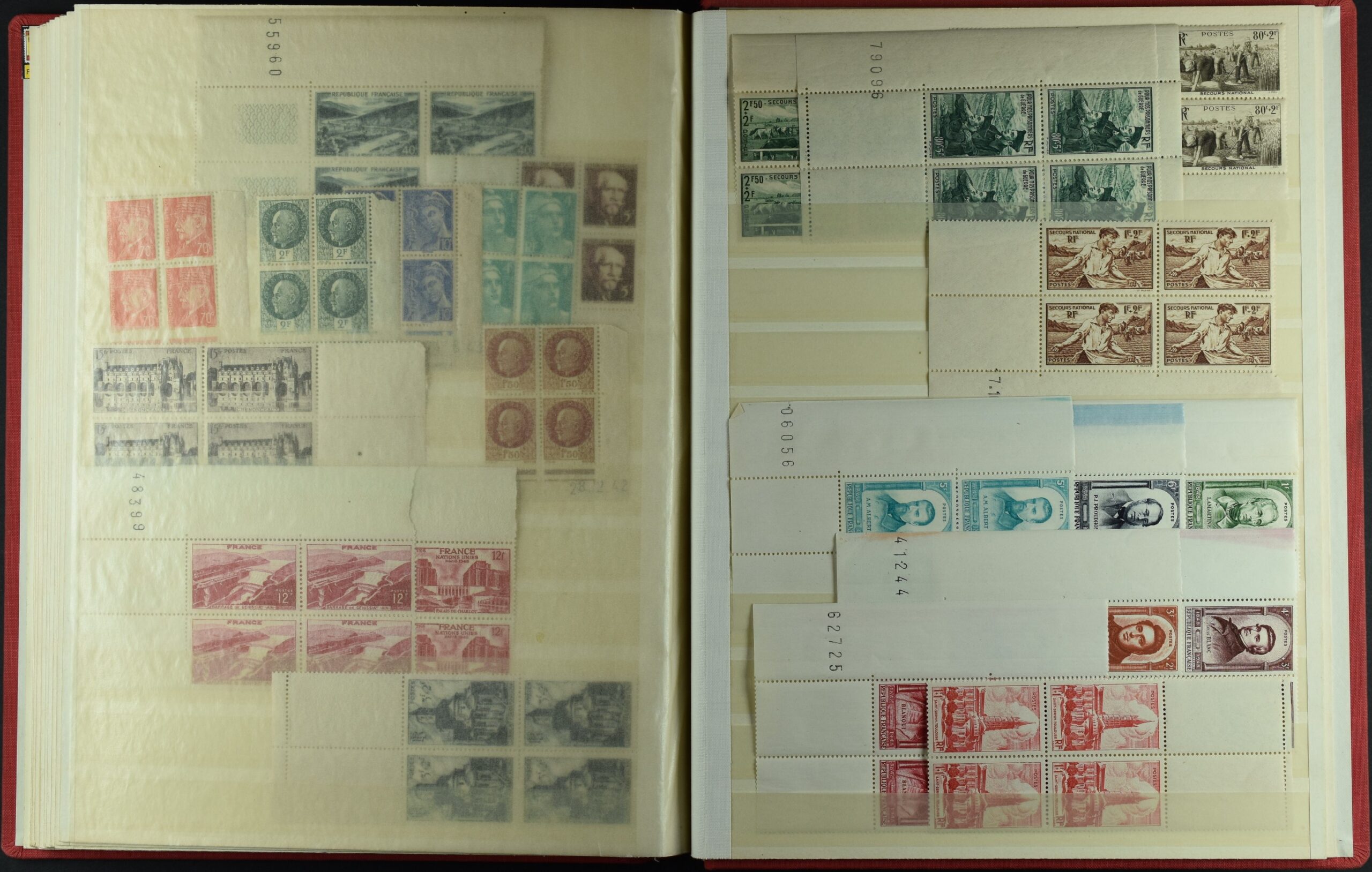 FRANCE, COLLECTION BLOCKS OF 4 NEVER HINGED <i>Sehr schöne Sammlung Frankreich in Viererblocks, postfrisch, Yvert-Katalogwert €5’200</i> - Image 25