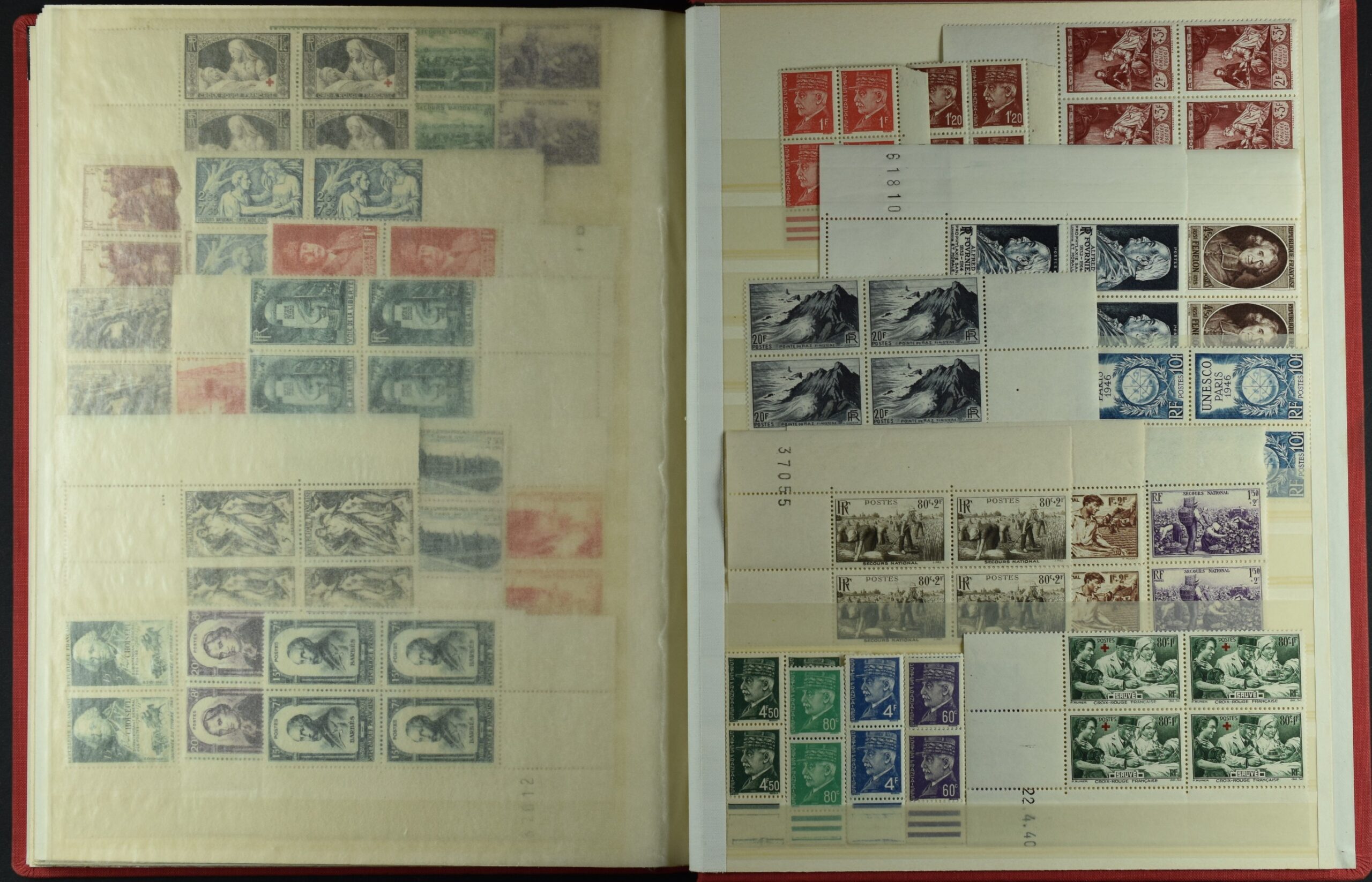 FRANCE, COLLECTION BLOCKS OF 4 NEVER HINGED <i>Sehr schöne Sammlung Frankreich in Viererblocks, postfrisch, Yvert-Katalogwert €5’200</i> - Image 26