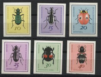 DDR, INSECTS IMPERFORATED SET MINT NEVER HINGED <i>DDR, Käfer / Insekten ungezähnter Satz 1968, postfrisch!</i>