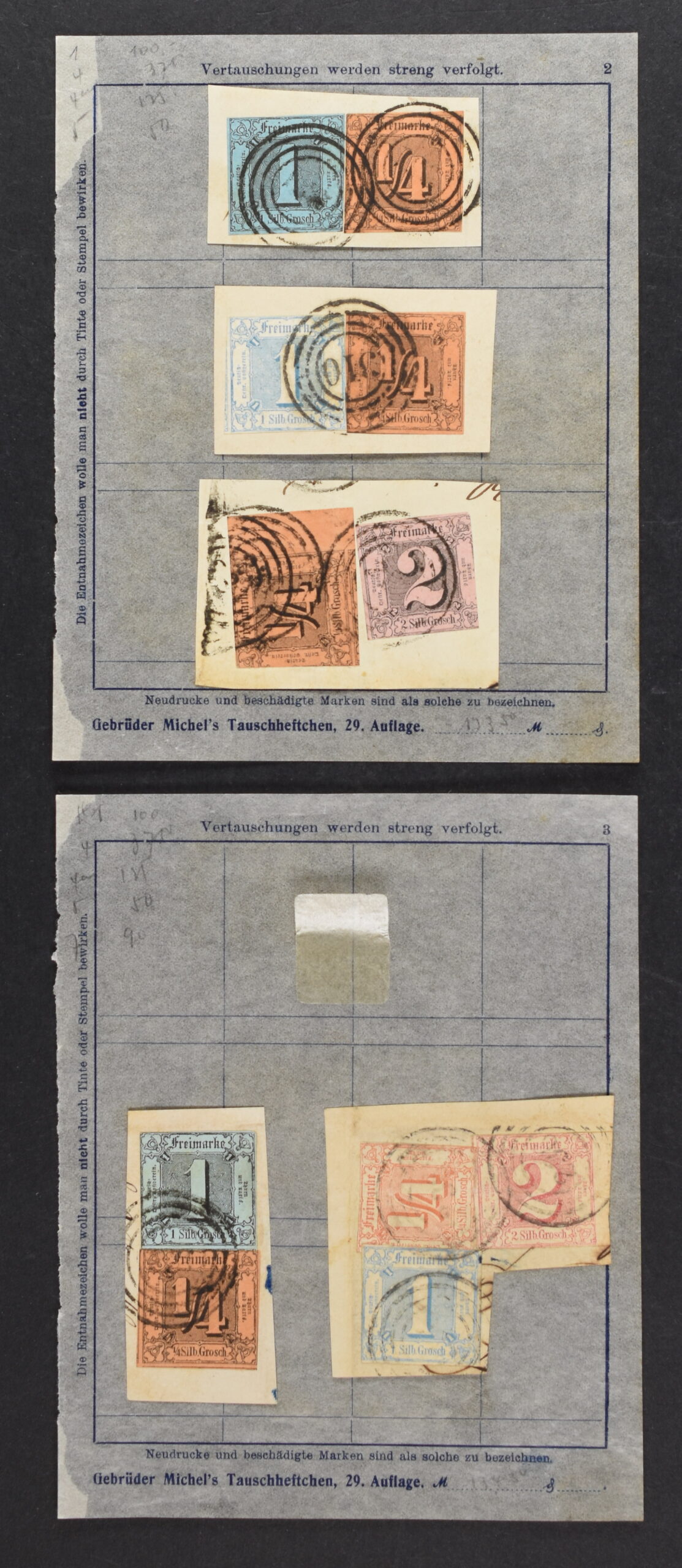 GERMANY, GROUP OLD STATES ON PAGES / <i>Deutschland, Sammlung altdeutscher Staaten auf Albumseiten</i> - Image 4